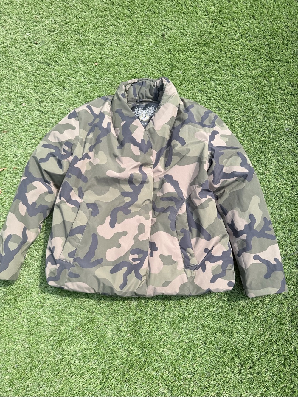 Camouflage Puffer Jacket - Green Camo